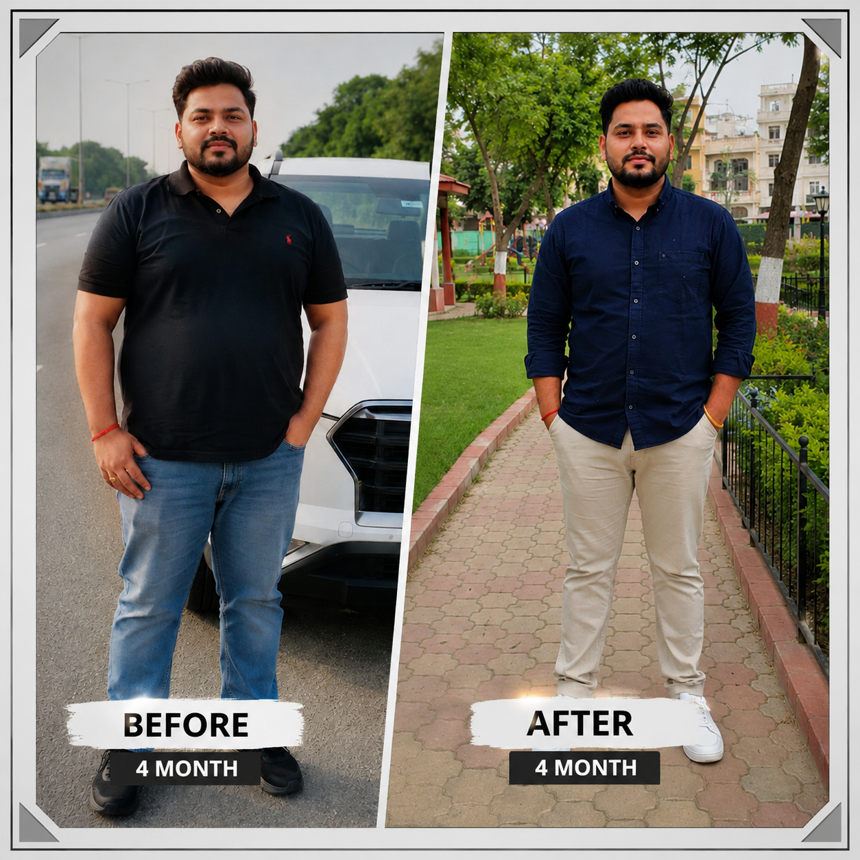 Vikram's weight management progress photo